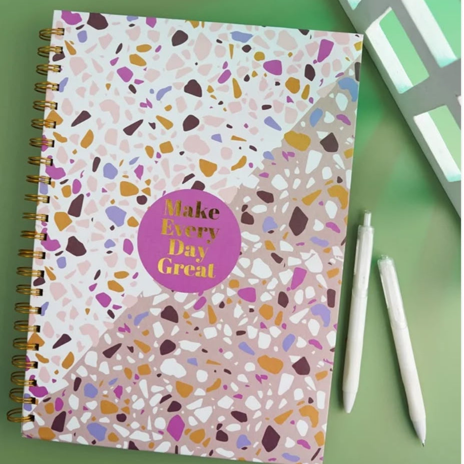 Lavender Terrazzo Reflection Journal
