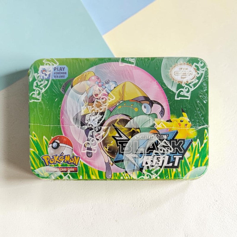 Pokemon TCG Scarlet & Violet Black Bolt Storage Tin