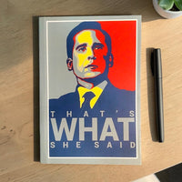 That's What She Said Pop Art A5 Notebook