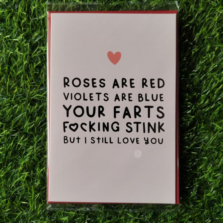 Farts But Love Greeting Card