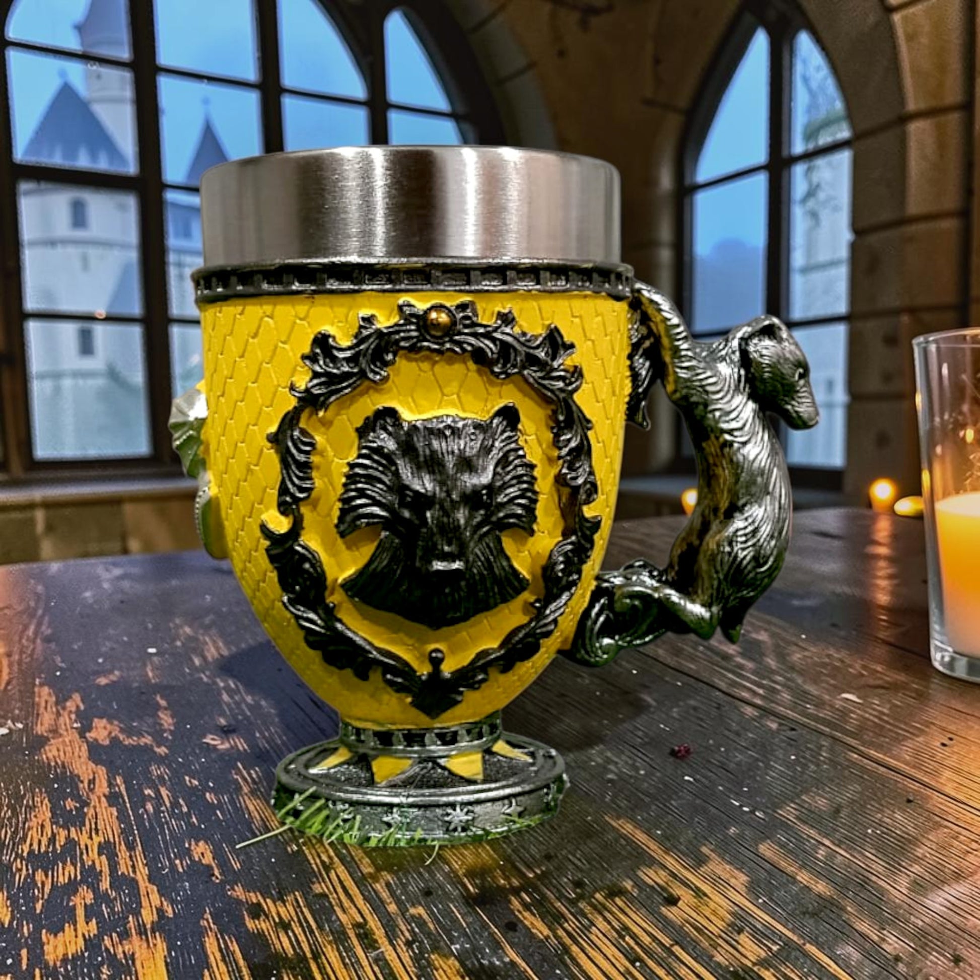 Hogwarts Houses Gothic Sculpted Tankard Mugs (600 ml)