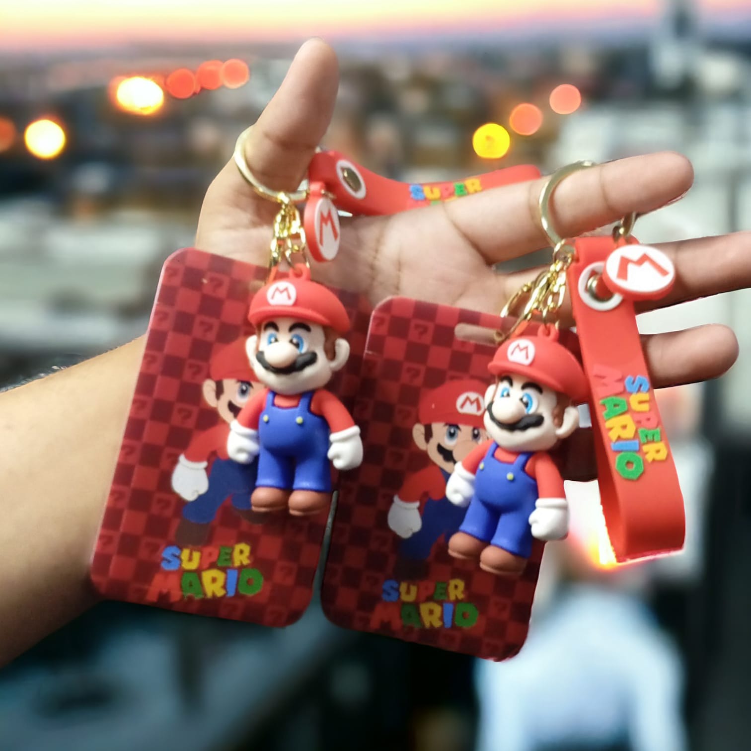 Super Mario ID Card Keychain