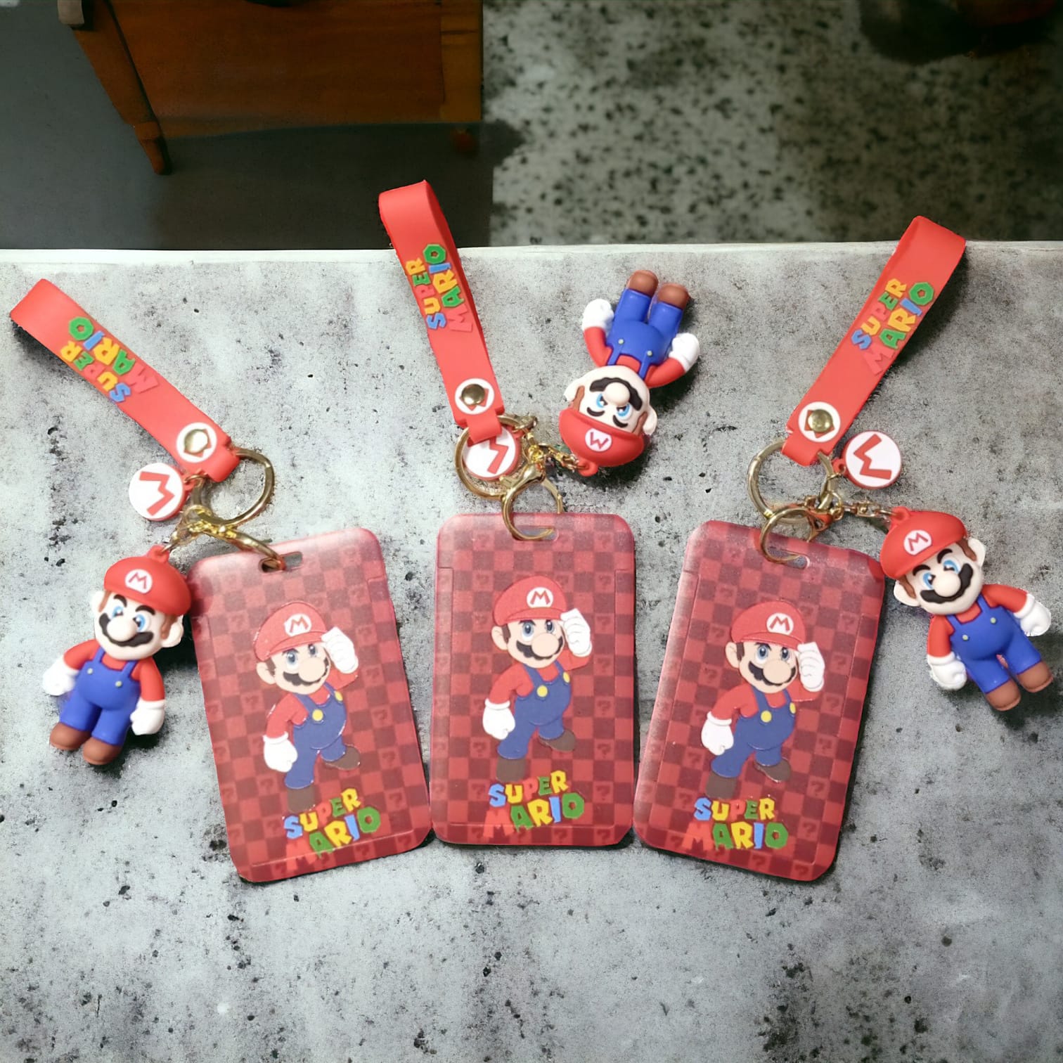 Super Mario ID Card Keychain