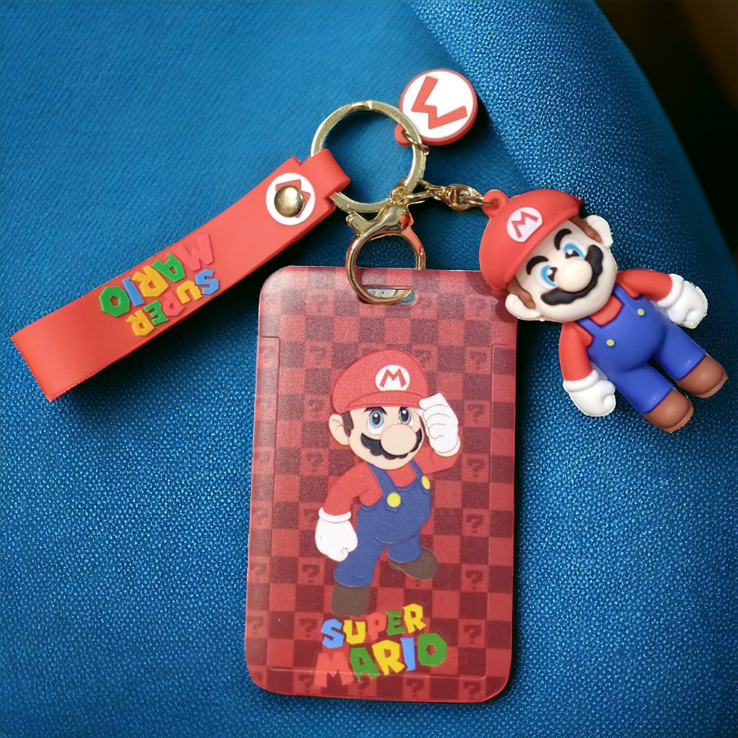 Super Mario ID Card Keychain