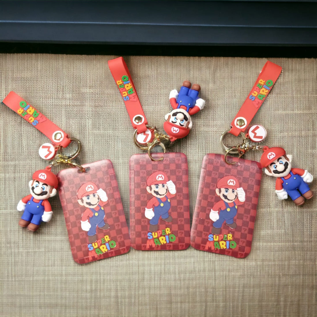 Super Mario ID Card Keychain