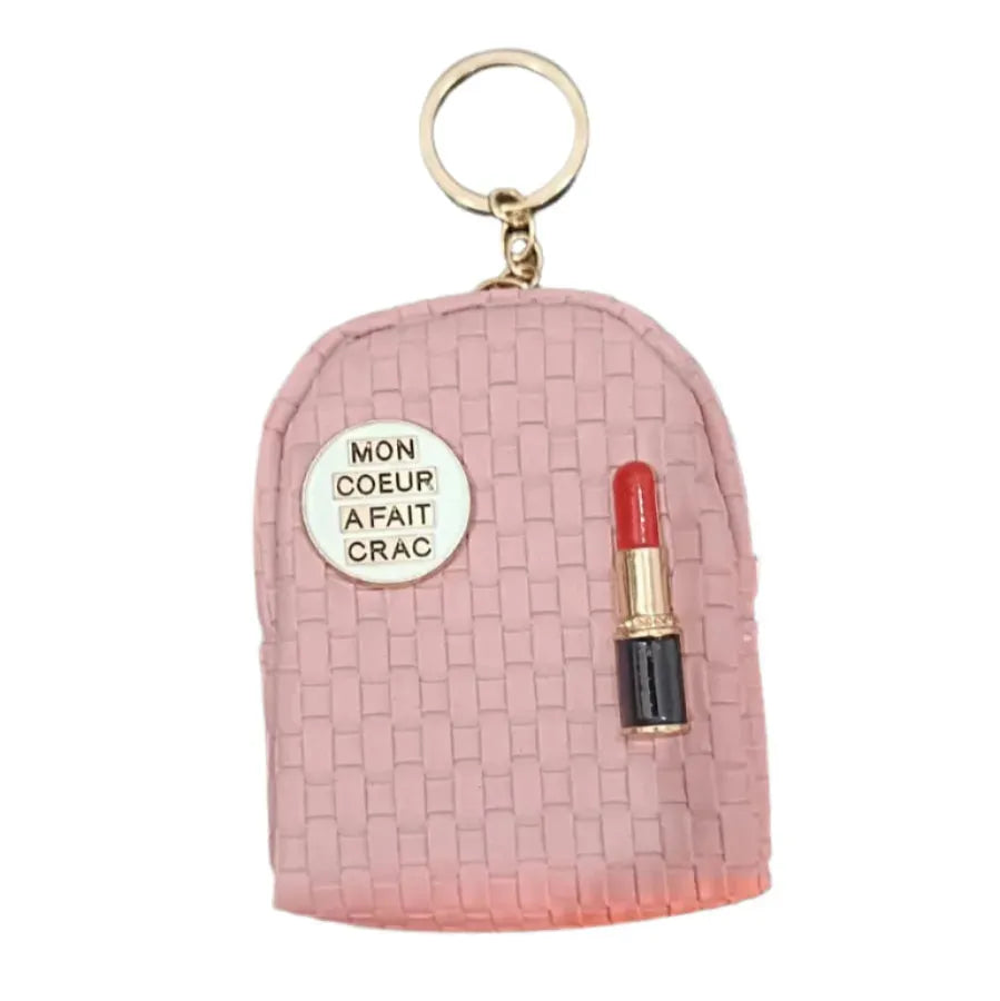 Lipstick Loot Mini Coin Purse Keychain