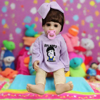 Little Miracle Realistic Silicon Baby Girl Doll (55 cm)