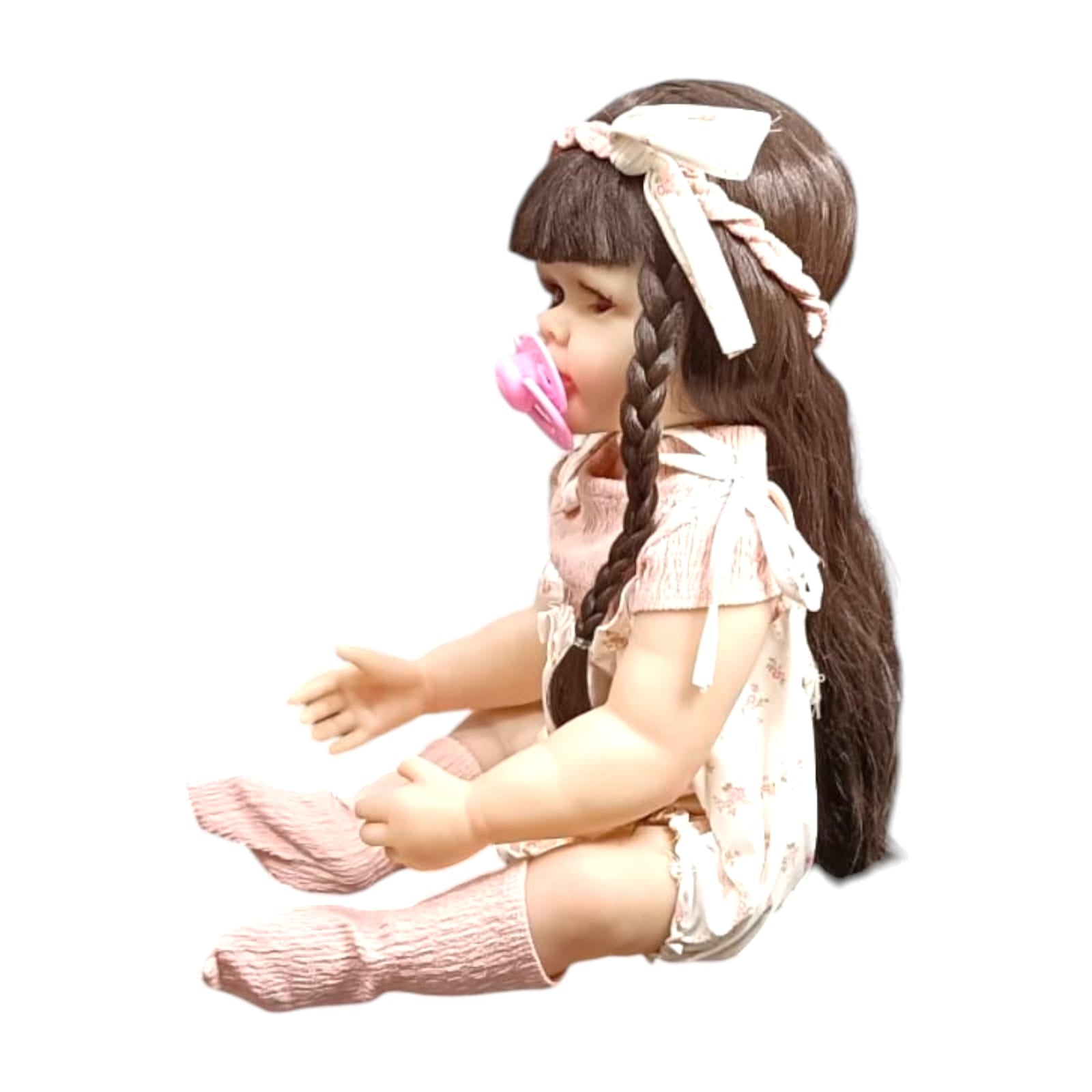 Little Miracle Realistic Silicon Baby Girl Doll (55 cm)