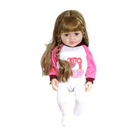 Little Miracle Realistic Silicon Baby Girl Doll (55 cm)