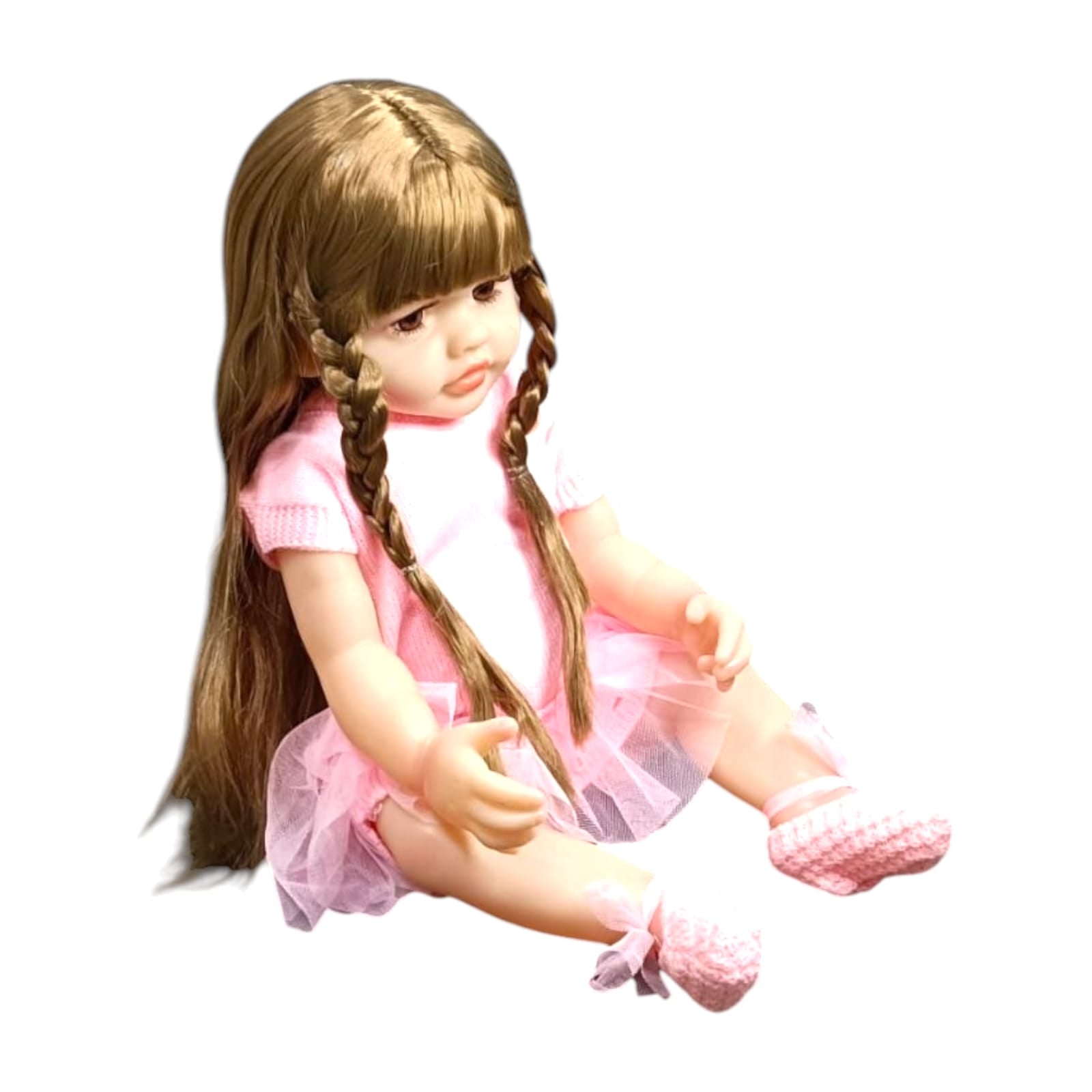 Little Miracle Realistic Silicon Baby Girl Doll (55 cm)