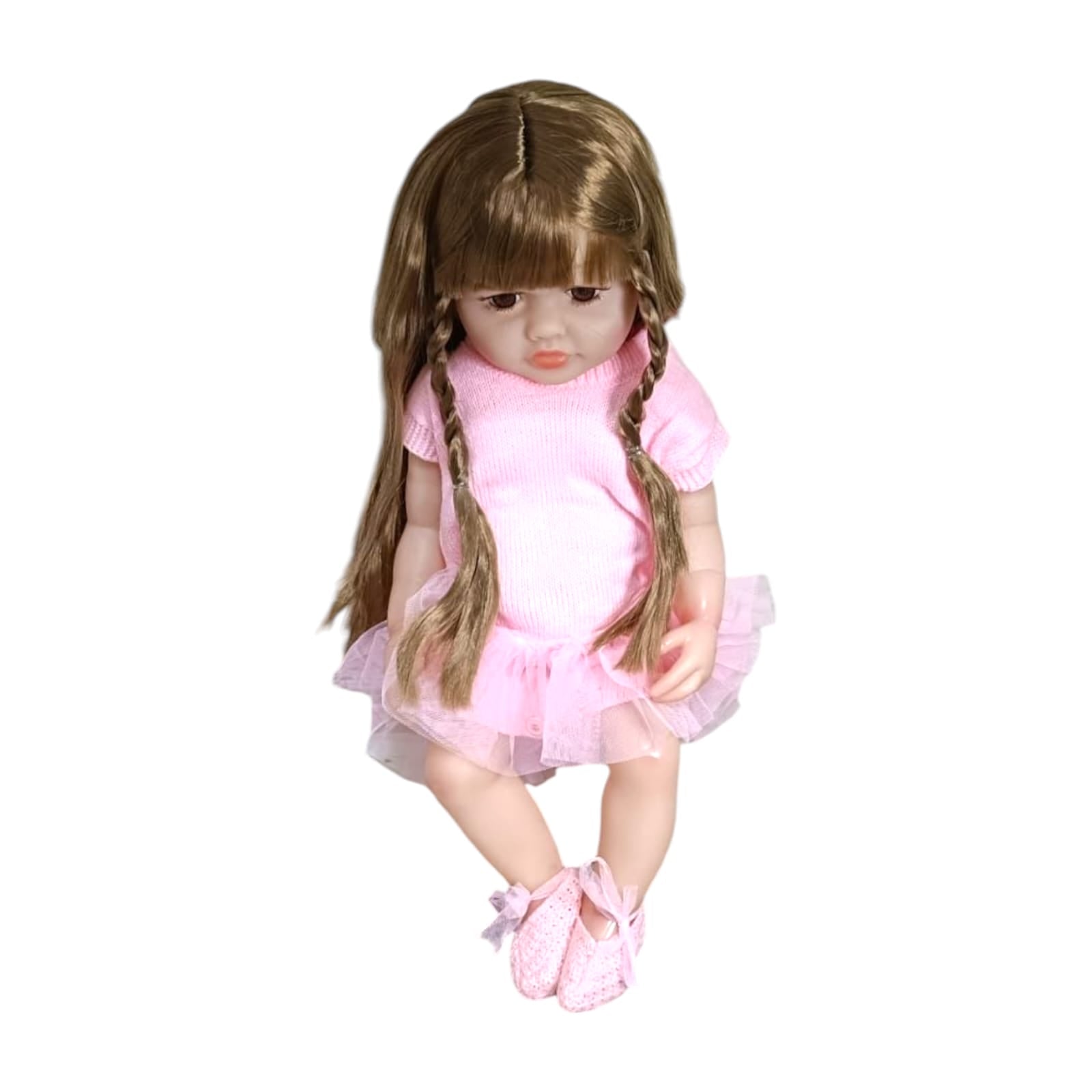 Little Miracle Realistic Silicon Baby Girl Doll (55 cm)