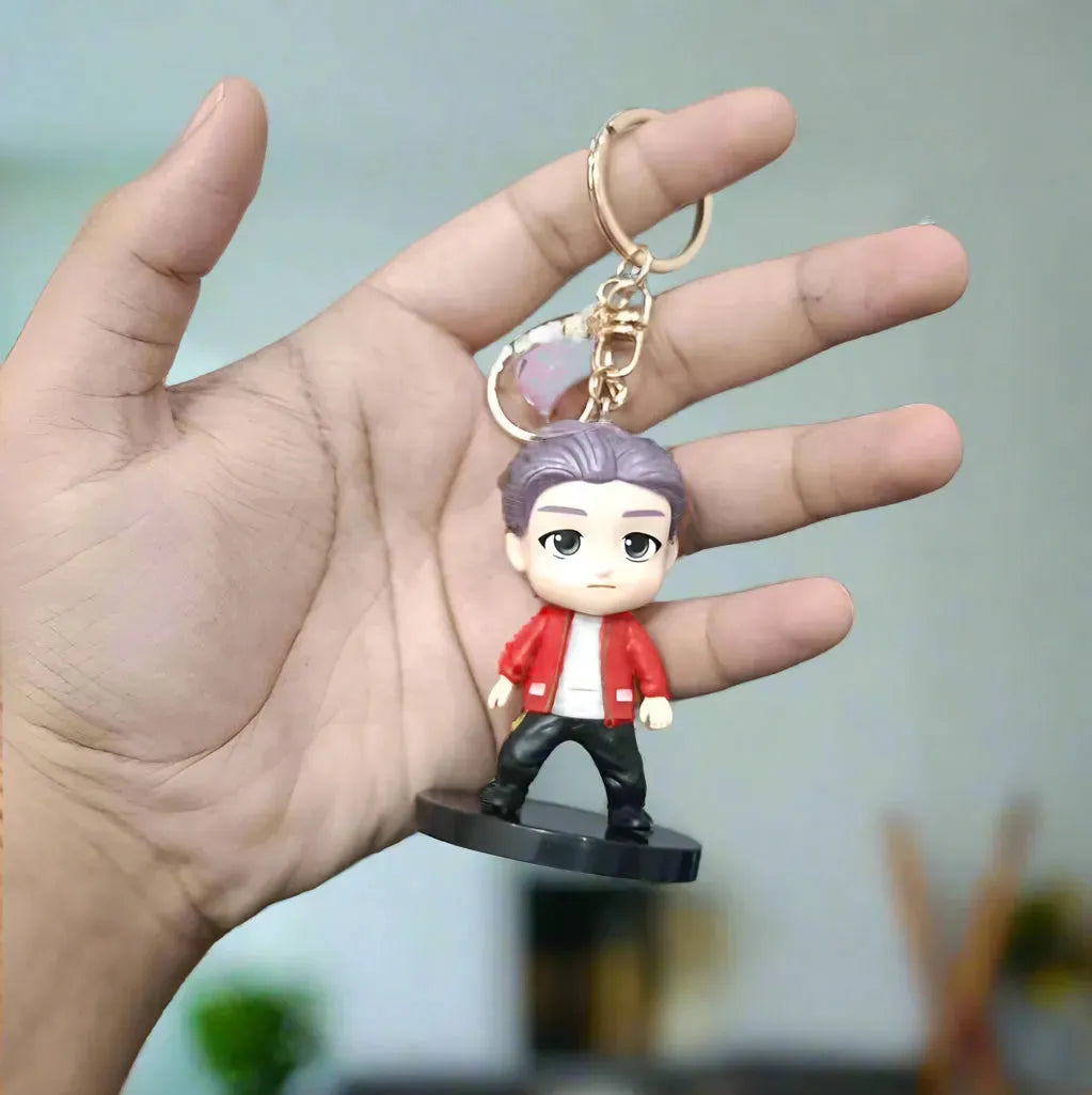 Stylish BTS 3D Figurine Keychains