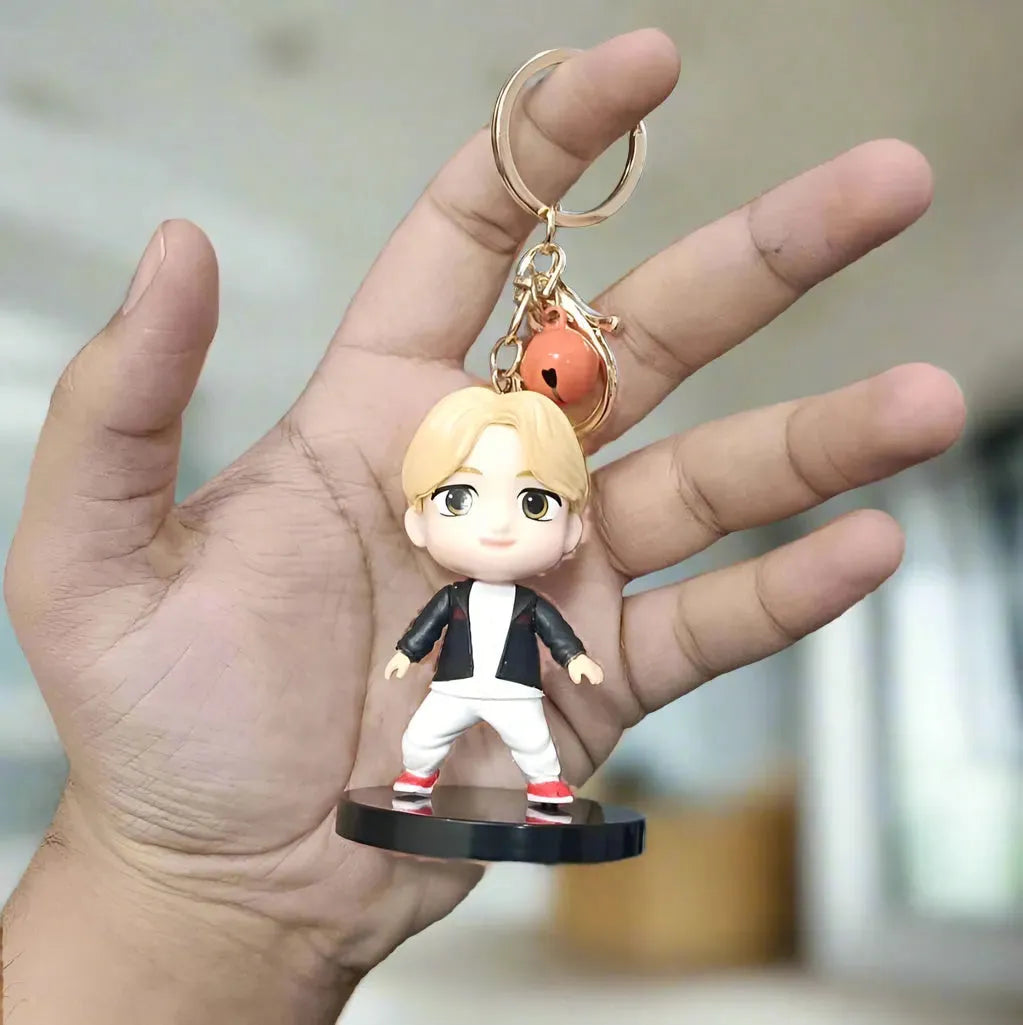 Stylish BTS 3D Figurine Keychains