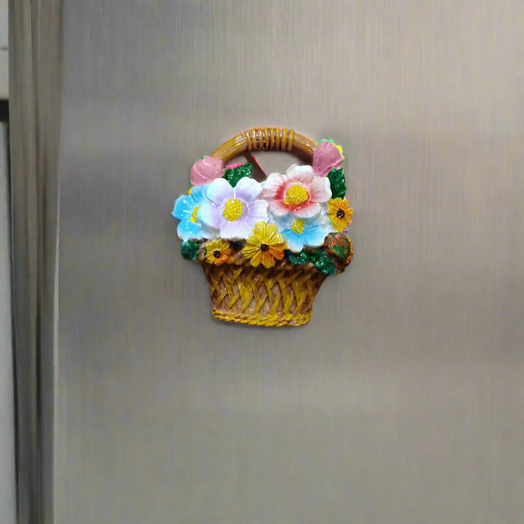 Floral Fusion Fridge Magnet