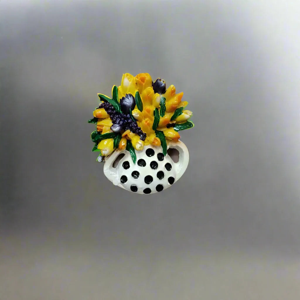 Floral Fusion Fridge Magnet