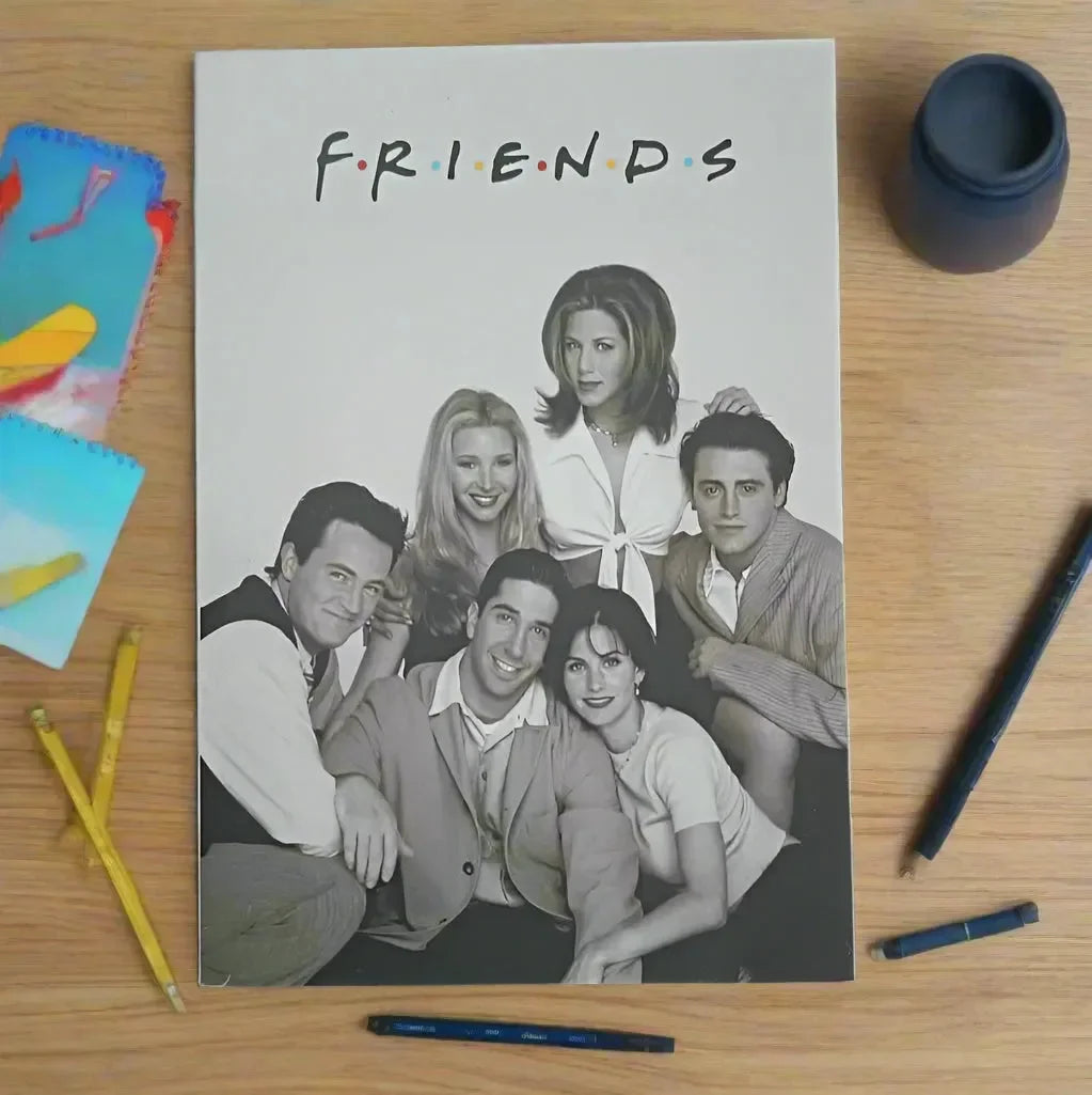 Friends Vintage A5 Notebook