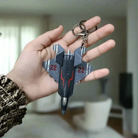 Skybound Simulation Fighter Plane Keychain