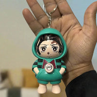 Tanjiro Kamado Face-Changing Keychain