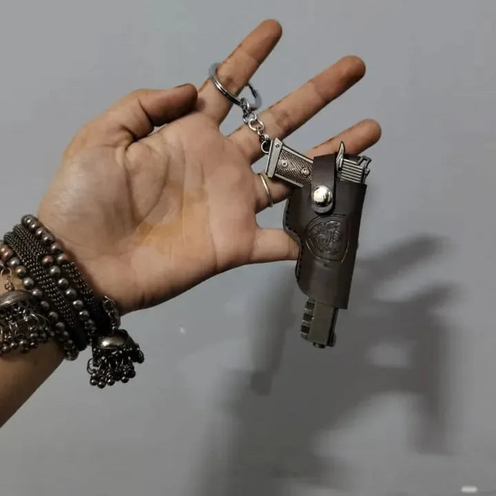 Pocket Miniature Gun Keychain