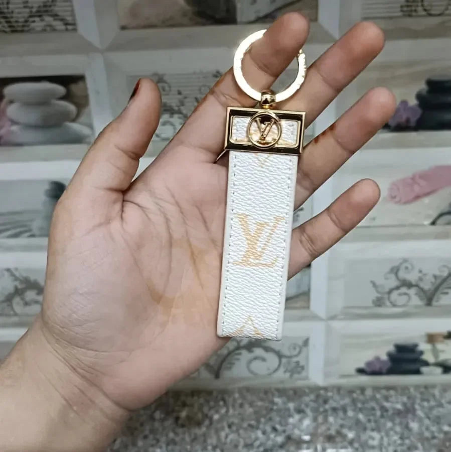 Signature Loop Premium Leather Keychain