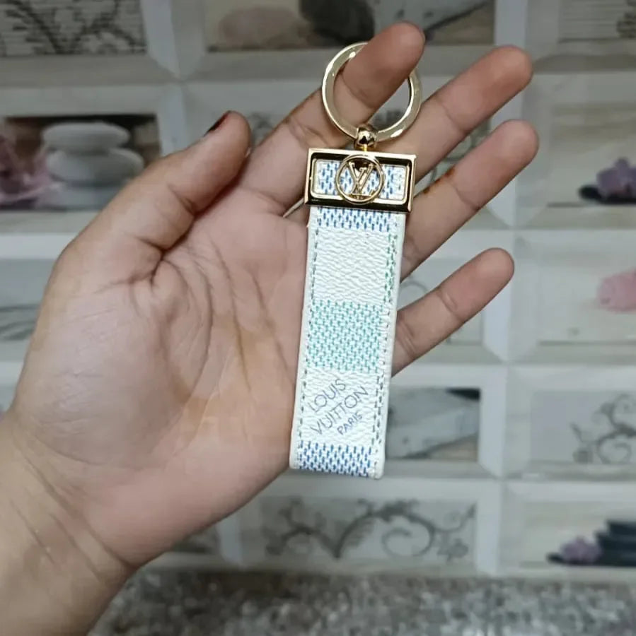 Signature Loop Premium Leather Keychain