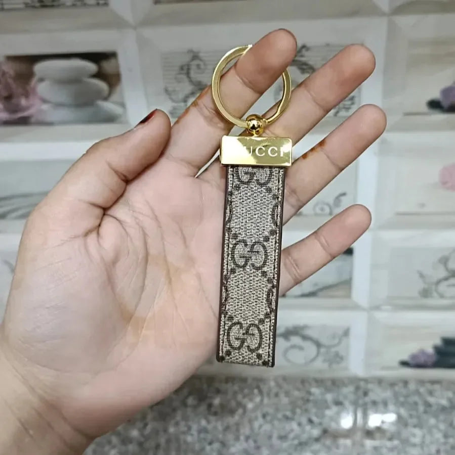 Signature Loop Premium Leather Keychain