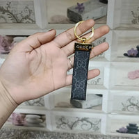 Signature Loop Premium Leather Keychain