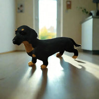 Real Looking Stuffed Dachsund Dog (22 cm)