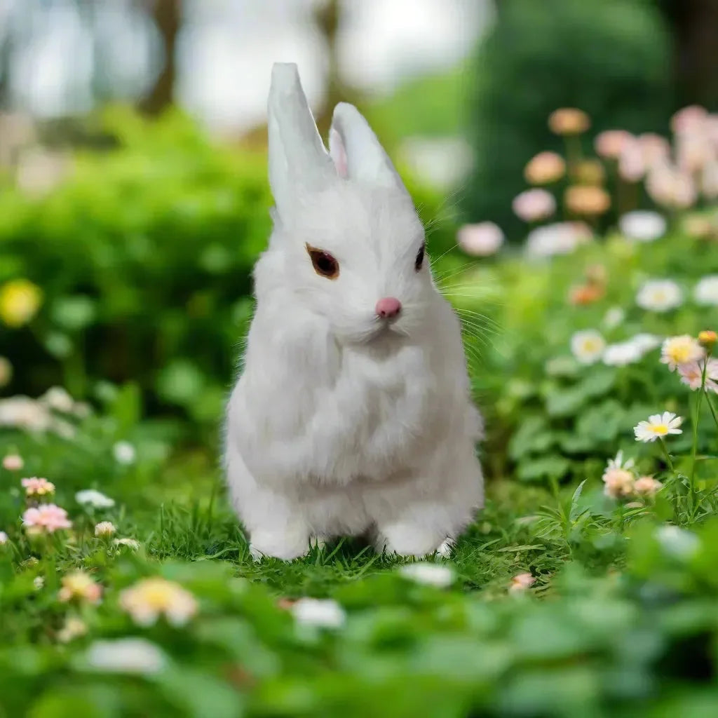 Real Looking Stuffed Rabbit (22 cm)