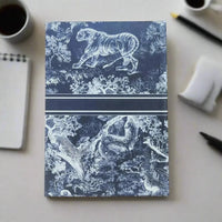 D Luxe Toile Elegance Blue A5 Notebook