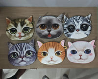 3D Realistic Cat Visage Crossbody Bag