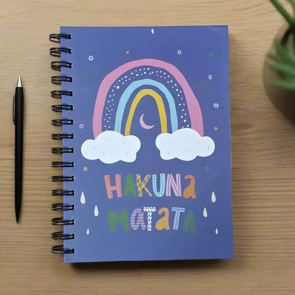 Hakuna Matata A5 Spiral Notebook