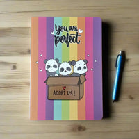 Perfectly You Panda A5 Notebook