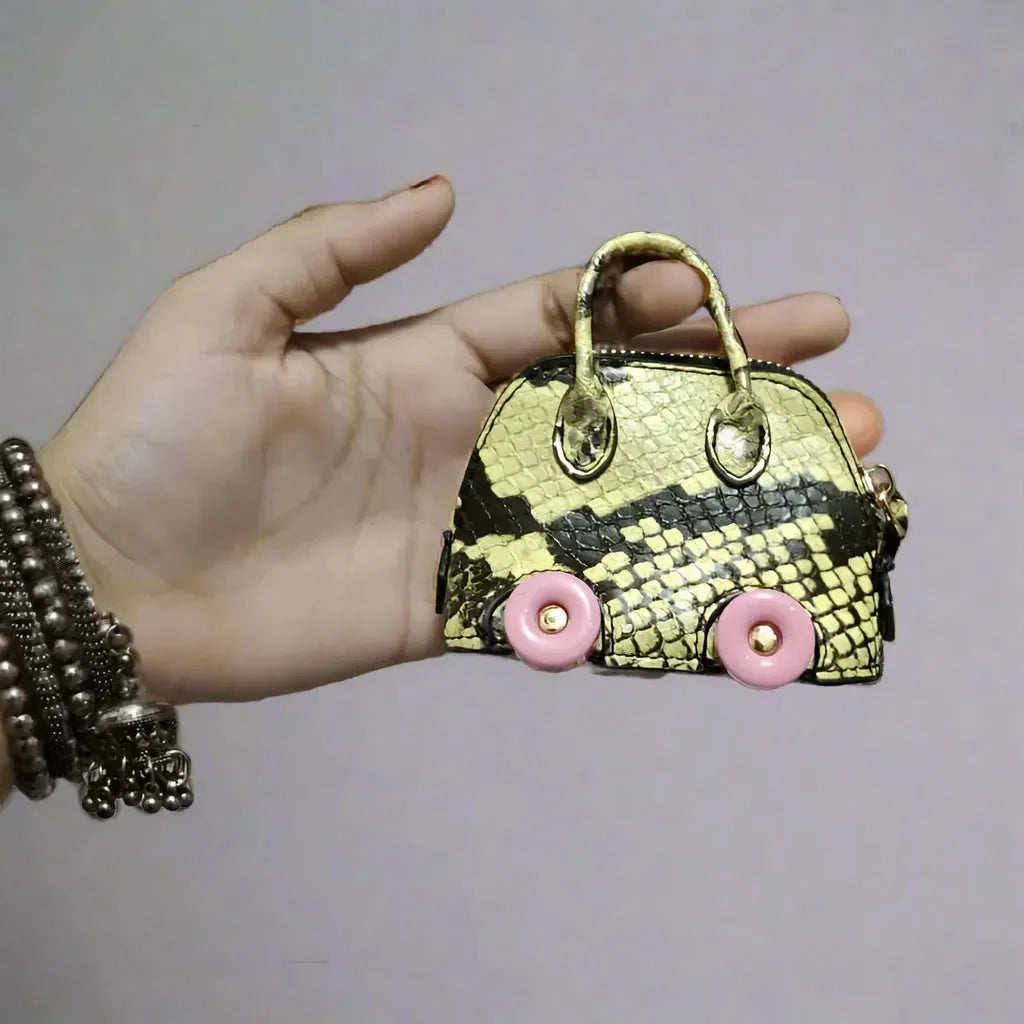 Wheelie Stash Luxe Purse Keychain