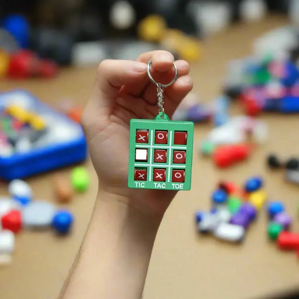 Pocket XO Tic Tac Toe Keychain