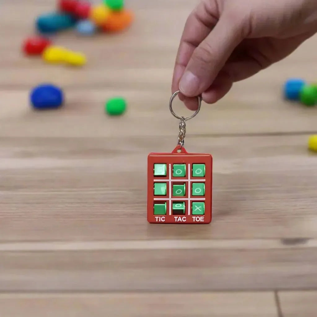 Pocket XO Tic Tac Toe Keychain