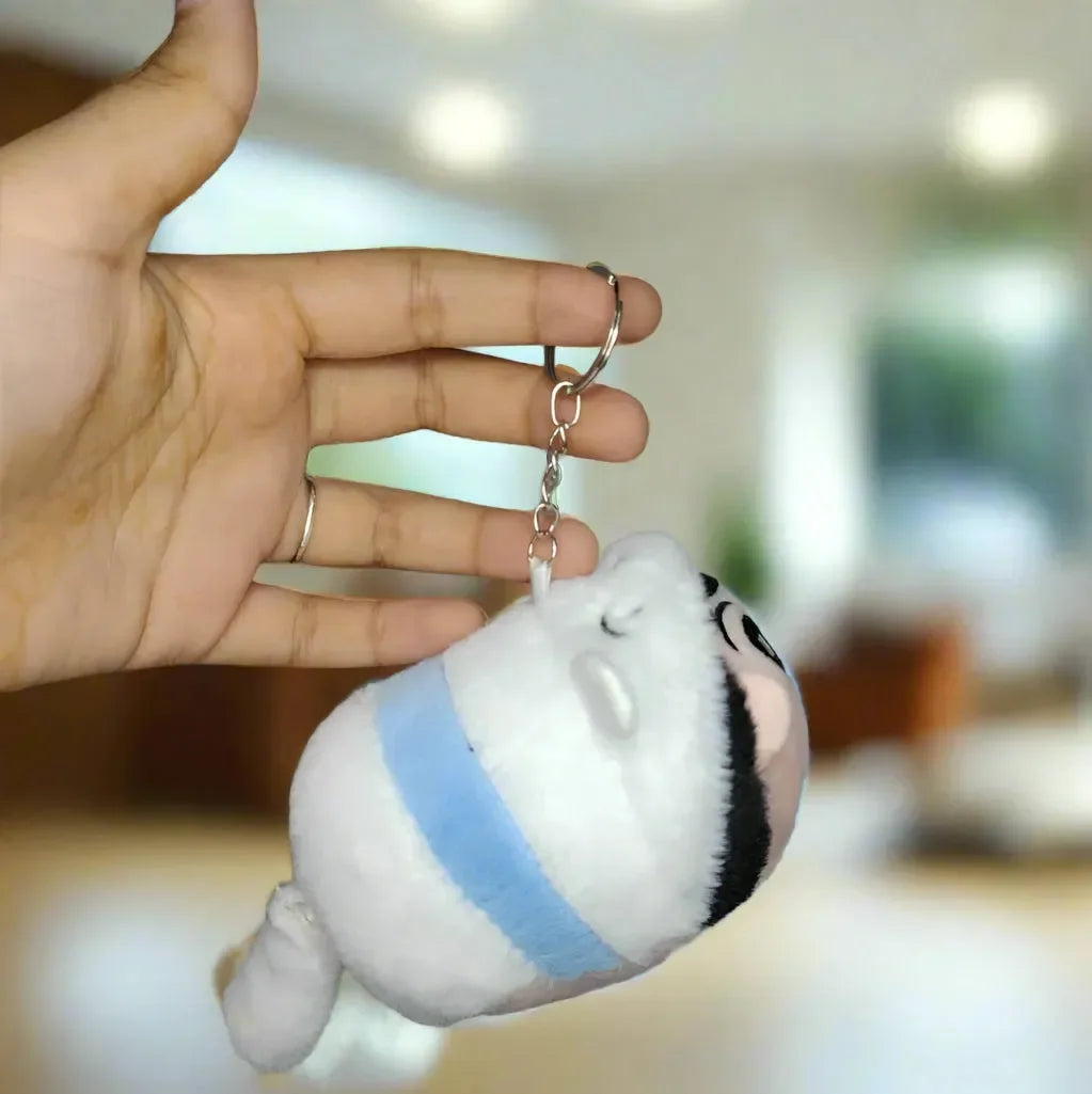 Shinchan's Silly Suits Plush Keychain