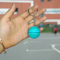 Court Tiff Luxe Basketball Keychain