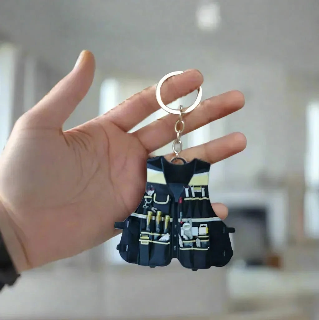 Amped Icons 3D Tool Keychain