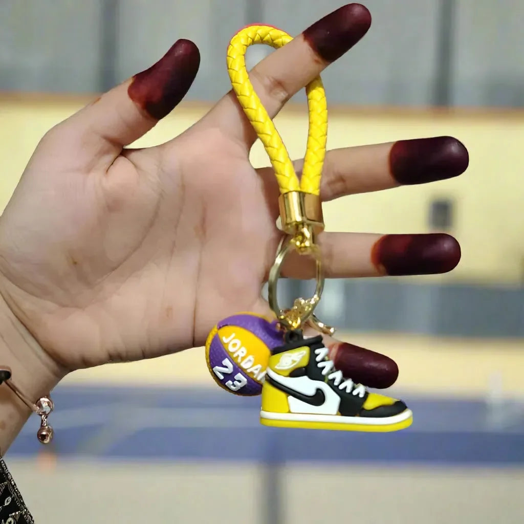 Air Bound Sneaker Ball Keychain