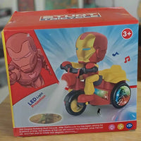 Iron Man Stunt Rider on Bike