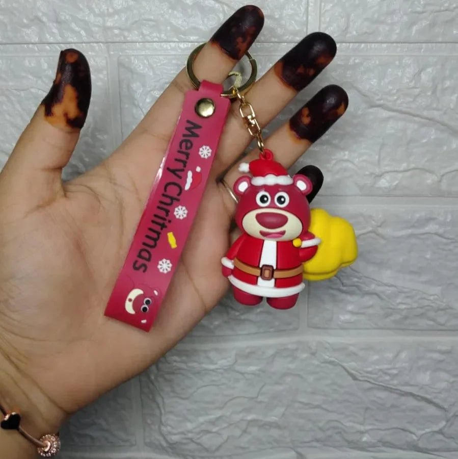 Lotso Bear Christmas Cheer Keychain