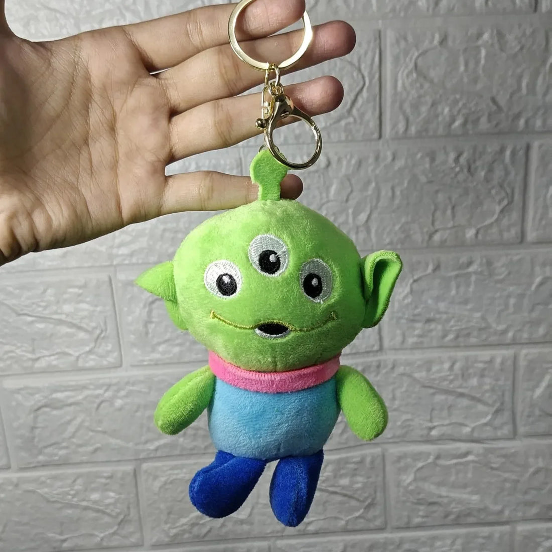 Ooooh Green Alien Plush Keychain
