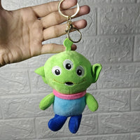 Porte-clés en peluche extraterrestre vert Ooooh 