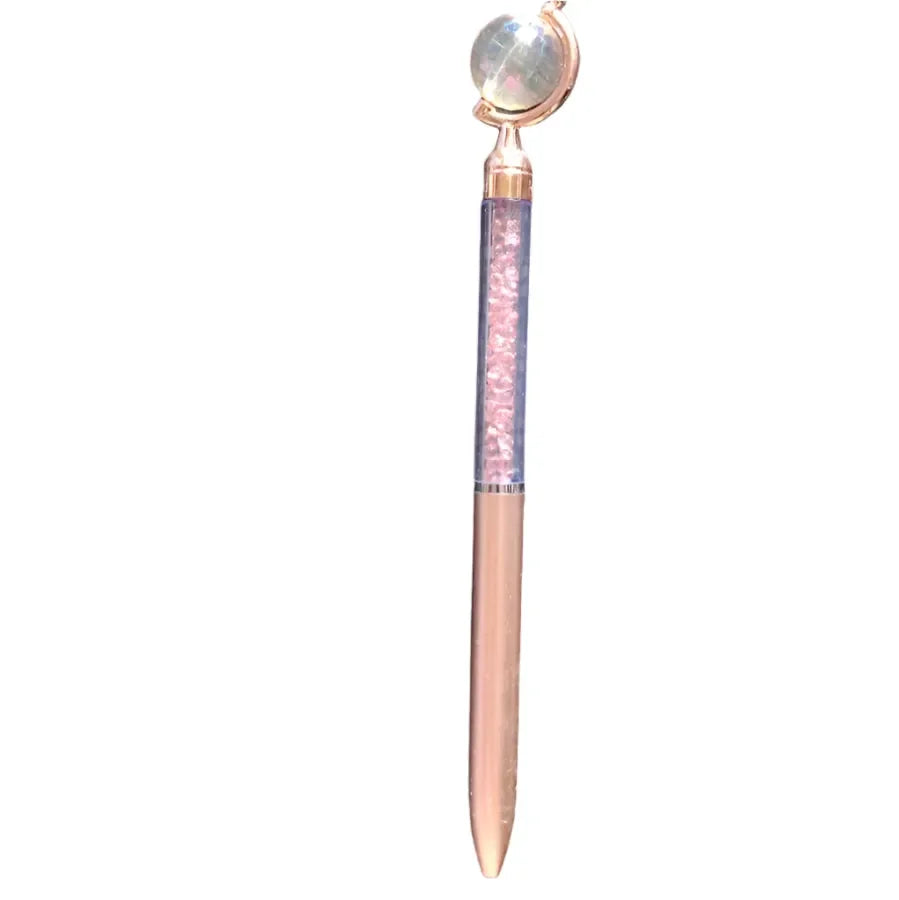 Crystal Globe Earth Ballpoint Pen