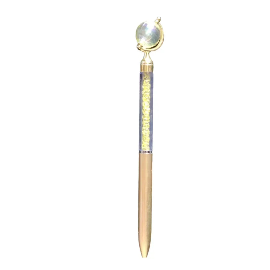 Crystal Globe Earth Ballpoint Pen