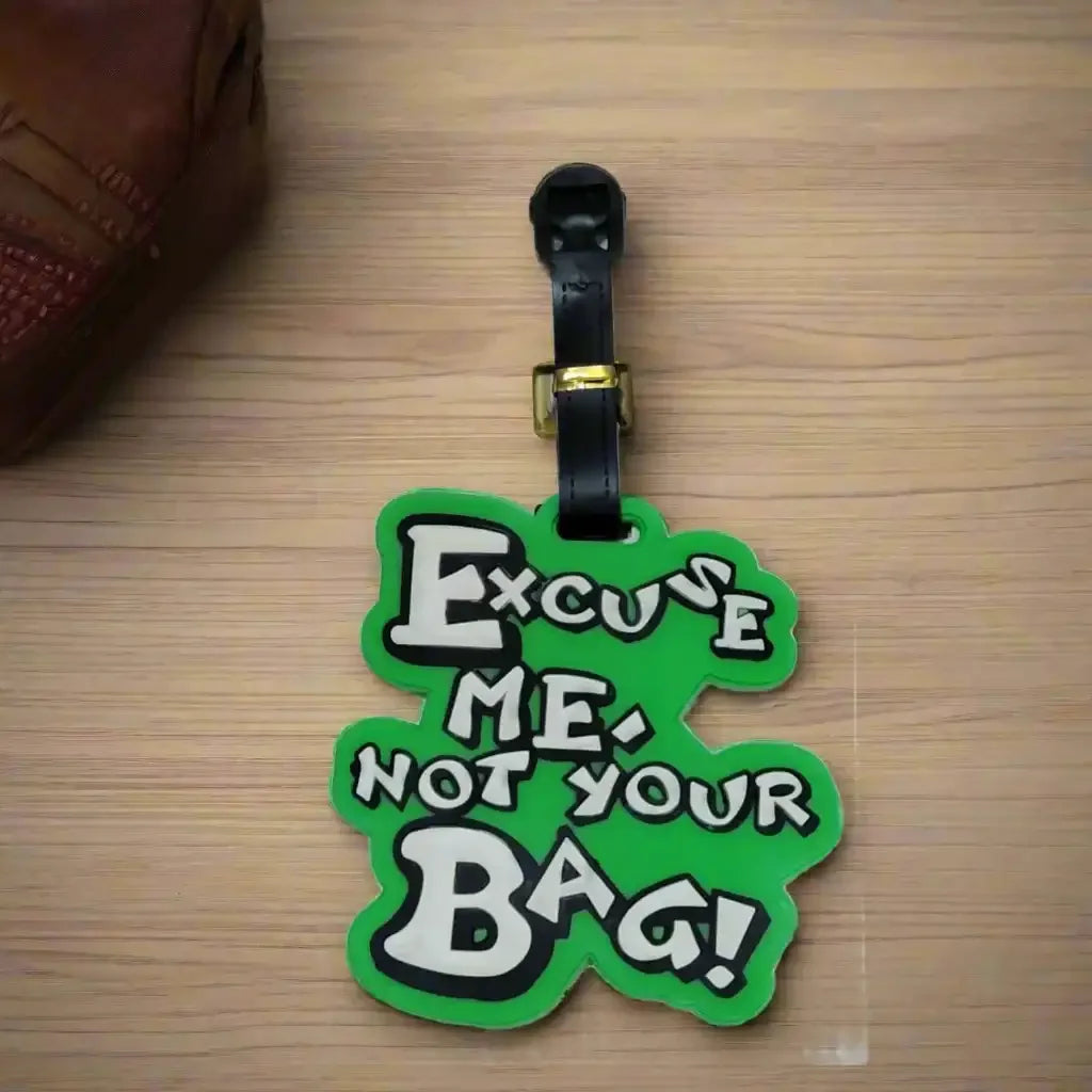 Trendy Travel Themed Luggage Tags