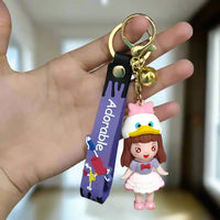 Cartoon Cosplay Duck Duo Keychain
