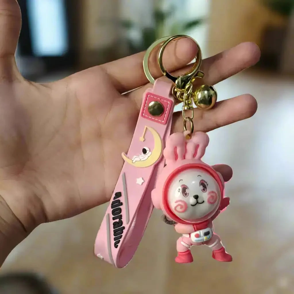 Space Charming Animal Keychain