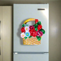 Floral Fusion Fridge Magnet